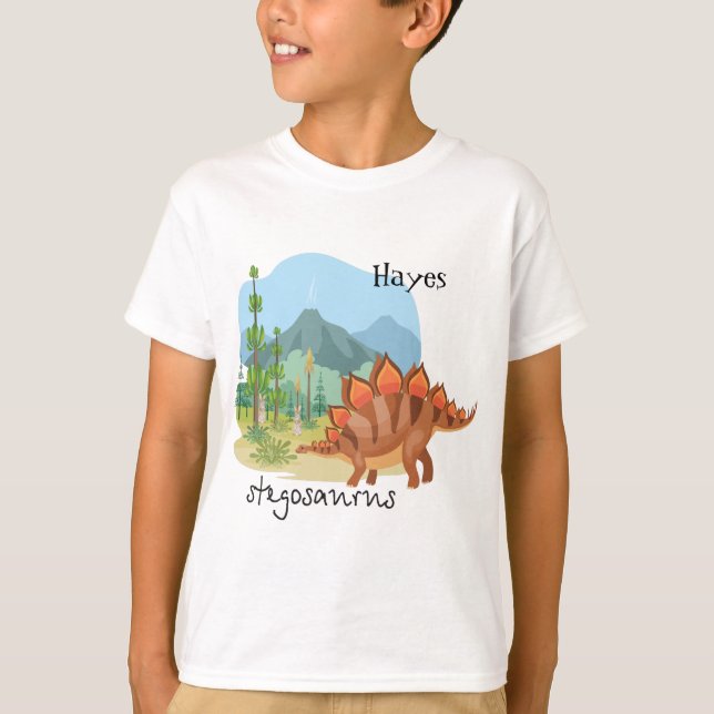 Dinosaur Tee and Scene for Boy (Front)