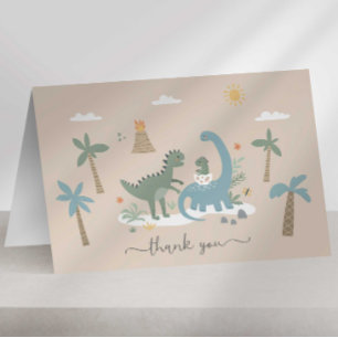 Dinosaur Thank You Card