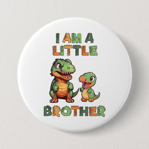 Dinosaur the Little Brother Button