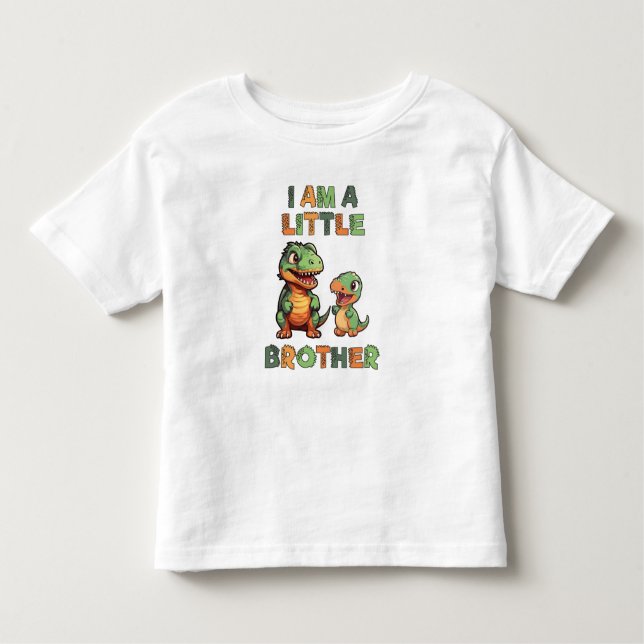 Dinosaur the Little Brother  Toddler T-shirt (Front)