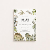 Dinosaur Theme Birthday Party