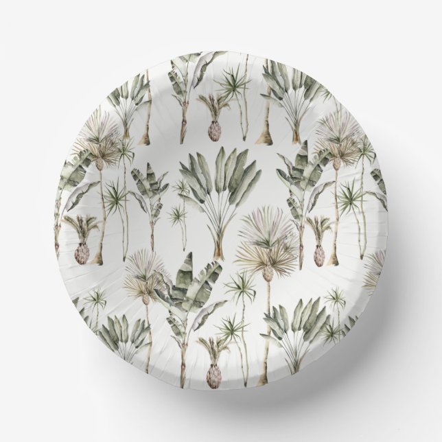 Dinosaur Theme Birthday Party Paper Bowls (Front)