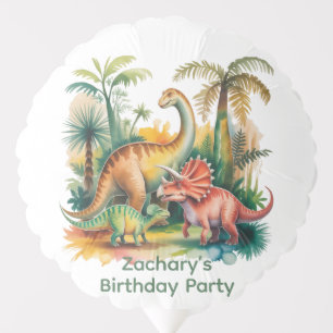 Dinosaur Theme Boy Birthday Party  Balloon