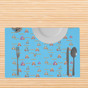 Dinosaur Theme Placemat for Kids Birthday Party