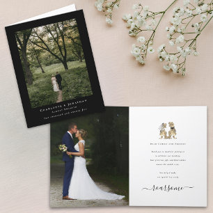 Dinosaur Theme Wedding 2 Photo Thank You