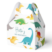 🦖🎉 Dinosaur-Themed Party Favor Boxes