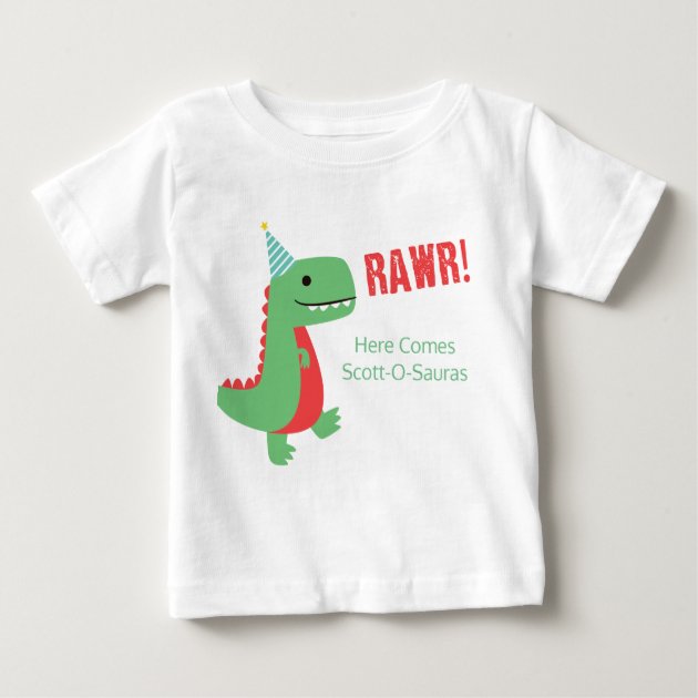 1 Trendy Birthday tshirt - Toddler BoyGirl Dinosaur One Birthday Bodysuit 1st Birthday Shirt Dinosaur First Bday Raglan Tee BoyGirl