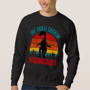 Dinosaur Therizinosaurus The Tickle Chicken Kids R Sweatshirt