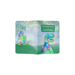 Dinosaur This Passport Belongs To Boys Name Passport Holder