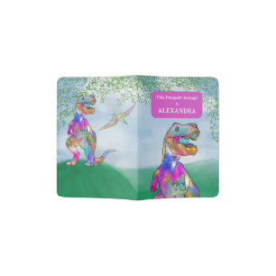 Dinosaur This Passport Belongs To Girls Name Passport Holder