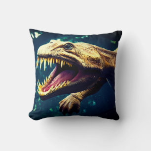 Dinosaur Throw Pillow