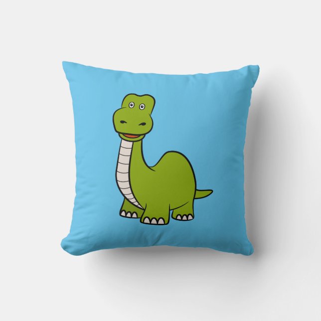 Dinosaur Throw Pillow (Front)