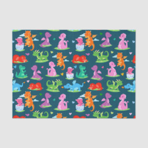 Dinosaur tissue paper