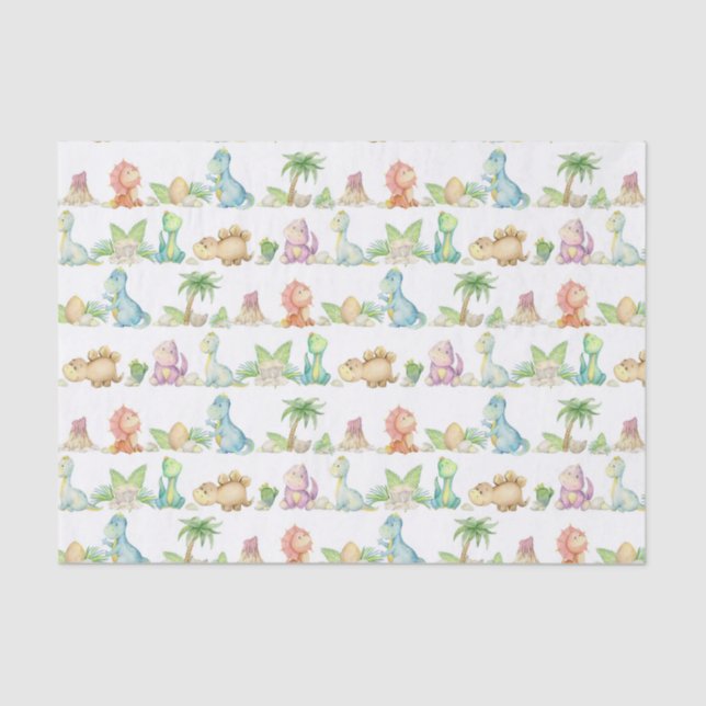 Dinosaur  tissue paper (Front)