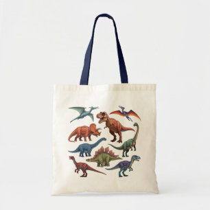 Dinosaur tote bag