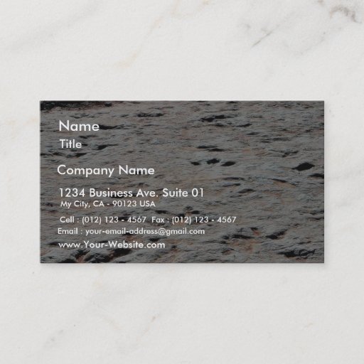 Customizable Dinosaur Tracks Business Card Templates