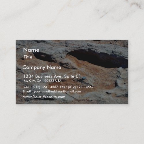 Dinosaur Tracks North Of Flagstaff Business Card Templates