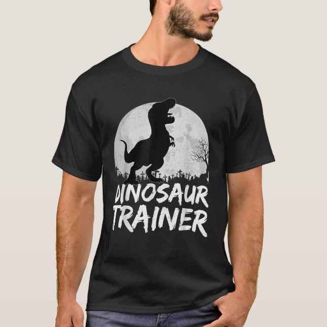Dinosaur Trainer T Rex Halloween Costume Adults Ki T-Shirt (Front)