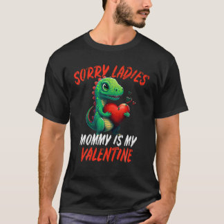 Dinosaur Trex Valentins Day Toddler Gift Girls Boy T-Shirt