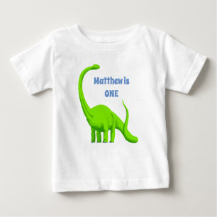 Dinosaur Tshirt BOYS 1st Birthday ADD Name and Age