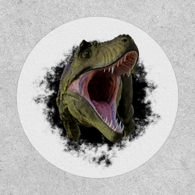 Dinosaur Tyrannosaurus Hole T-rex Patch (Front)