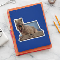 Dinosaur Tyrannosaurus in a Suitcase luggage Sticker