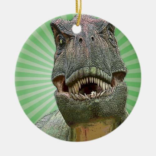 Dinosaur Tyrannosaurus rex Ceramic Ornament