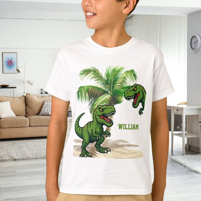 Dinosaur Tyrannosaurus Rex forest T-Shirt (Creator Uploaded)
