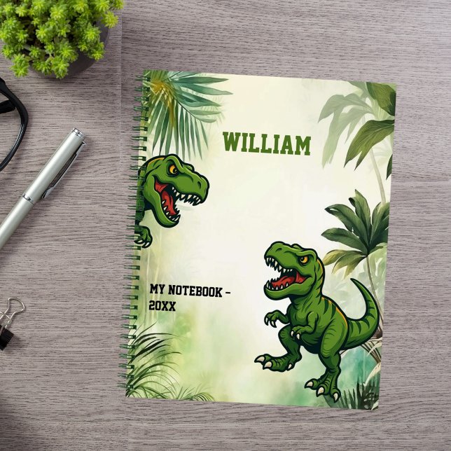Dinosaur Tyrannosaurus Rex jungle Notebook (Creator Uploaded)