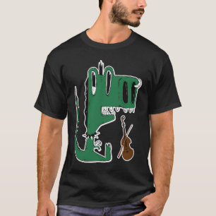 Dinosaur Tyrannosaurus rex Musical Classical Music T-Shirt