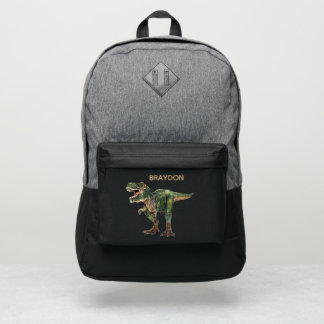 Dinosaur Tyrannosaurus Rex Prehistoric Kids Name Port Authority® Backpack