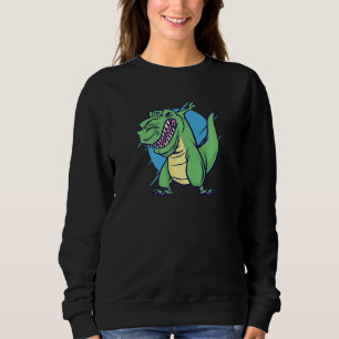 Dinosaur Tyrannosaurus Rex Rex Reptile Dangerous   Sweatshirt