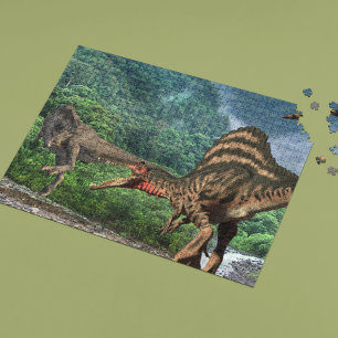 Dinosaur Tyrannosaurus Spinosaurus   Jigsaw Puzzle