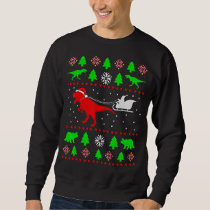 Dinosaur Ugly Christmas Sweater  for adults kids