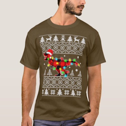 Dinosaur Ugly Christmas Sweater Funny Christmas 