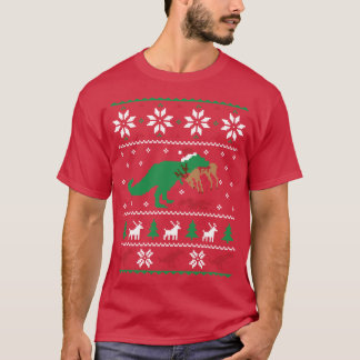 Dinosaur Ugly Christmas Sweater Funny Christmas Gi