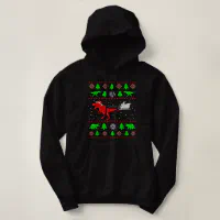 Kids dinosaur hot sale christmas sweater