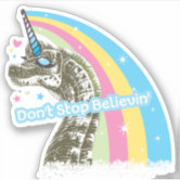 Cute Little Dino Loves Milk Sticker for Sale by rustydoodle