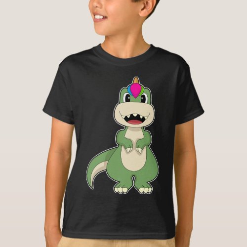 Dinosaur Unicorn T_Shirt