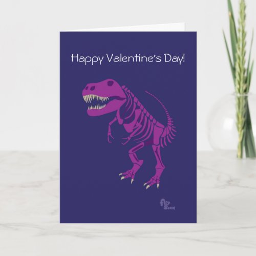 Dinosaur Valentines Day Card