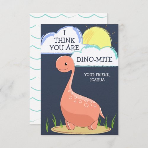 Dinosaur Valentines Day Card for Kids _ Dino_mite