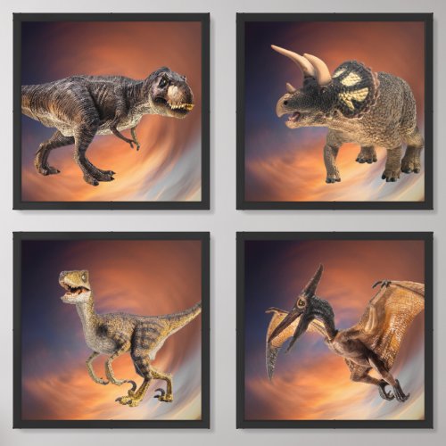 Dinosaur Wall Art Sets
