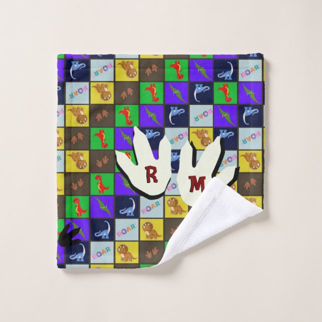 Dinosaur Wash Cloth (Wash Cloth)