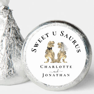 Dinosaur Wedding Green Custom Hershey®'s Kisses®