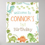 Dinosaur Welcome Sign at Zazzle