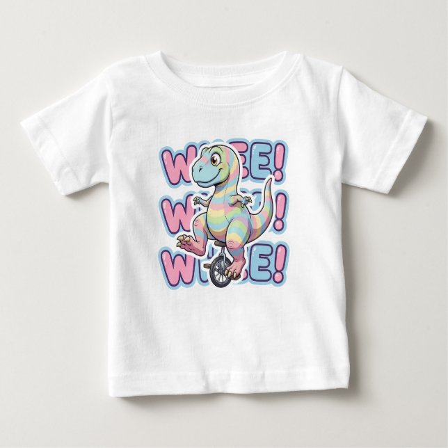 Dinosaur,Whee!!! Baby T-Shirt (Front)