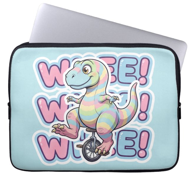 Dinosaur,Whee!!! Laptop Sleeve (Front)