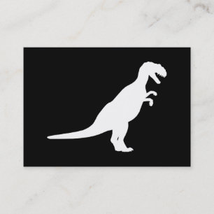 Dinosaur White Business Card