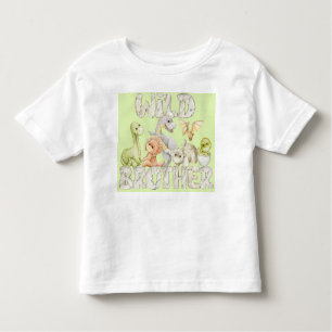 Dinosaur ‘wild brother’ toddler t-shirt