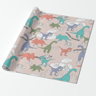 Dinosaur Wrapping paper
